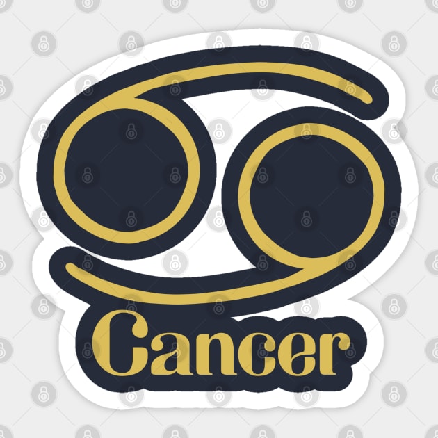 Cancer Zodiac Sticker by RiyanRizqi